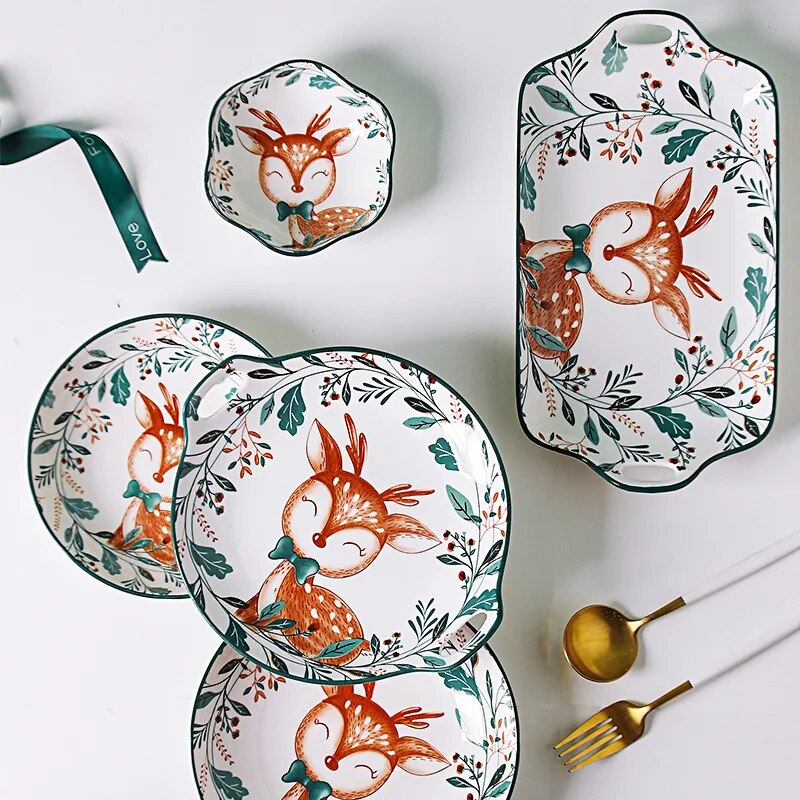 Enchanting Deer Tableware