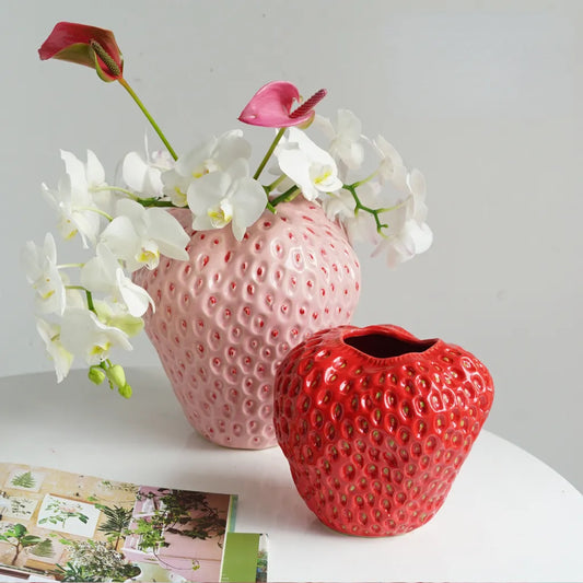 Strawberry Fields Forever - Ceramic Vase