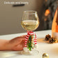 Elegant Christmas Tree Goblet Set: Toast to Festive Nights