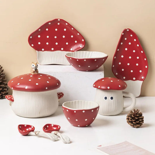 Red Mushroom Tableware Collection