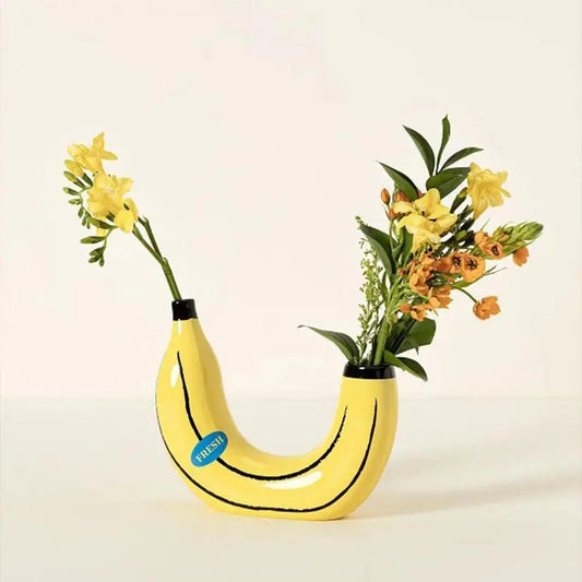 Brighten Your Space with the Banana Vase - A Dash of Sunshine