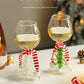 Elegant Christmas Tree Goblet Set: Toast to Festive Nights