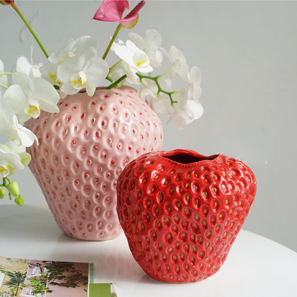 Strawberry Fields Forever - Ceramic Vase