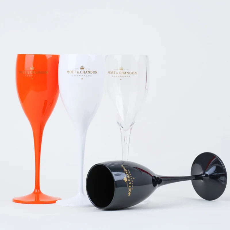 Elegant MOET Champagne Flutes - Raise a Toast in Style