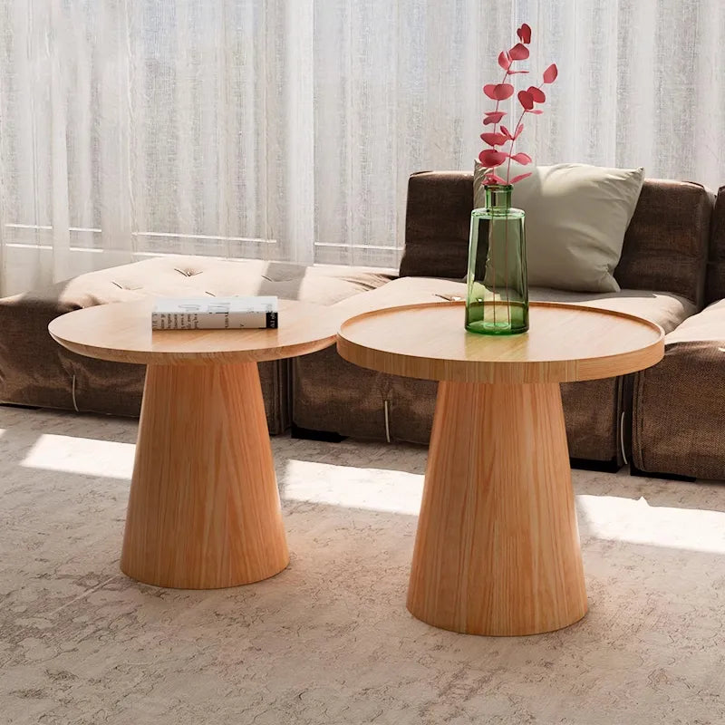 Modern Round Corner Coffee Table - Elevate Your Living Space