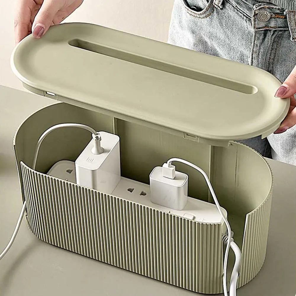 Nordic Cable and Plug Storage Box - Your Wire and Socket Solution