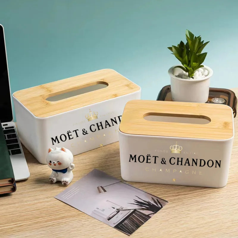 Moët&Chandon Wet Tissue Holder - Elegant Home Accessory