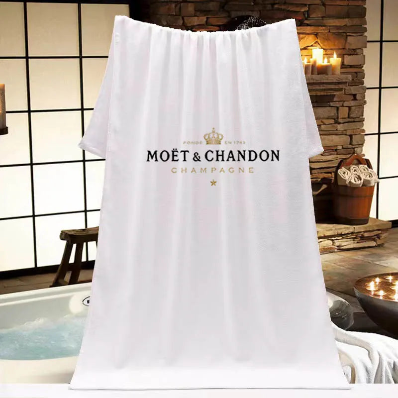 Moet White Soft Shower Towel - Luxurious Comfort for Your Bath