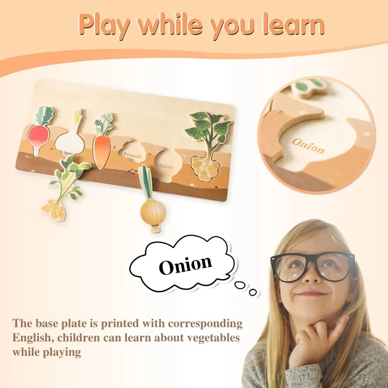 Veggie Learning Adventure - Montessori Educational Toy