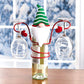 Christmas Wine and Glass Holder: A Toast to Holiday Cheer