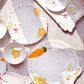 Whimsical Rabbit Delights Ceramic Tableware Set